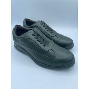 Sio Mens Shoes Size 10 Green Air Cushion Low Top Sneakers Kansas NEW